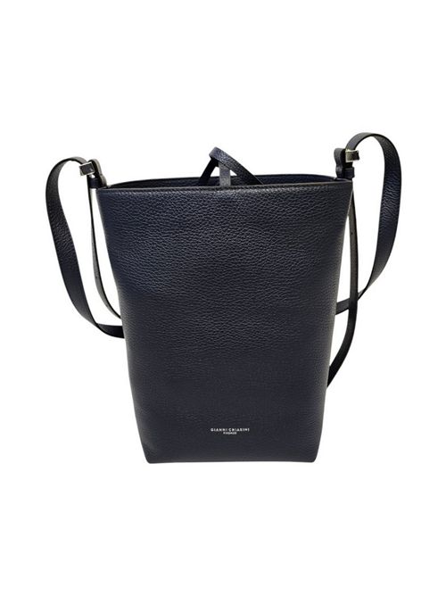 borsa donna amelia piccola in pelle blu Gianni Chiarini | BS11345-COMM GRN0208